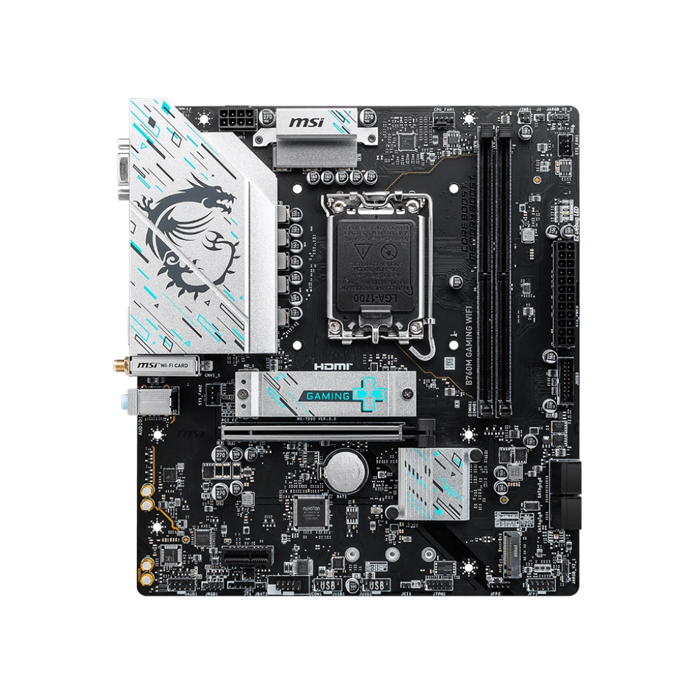 MSI B760M Gaming WIFI DDR5 Motherboard For Intel 12th | 13th | 14th Gen view 2